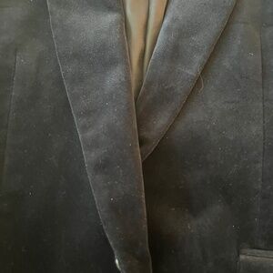 J Crew Ludlow Blue Velvet Blazer